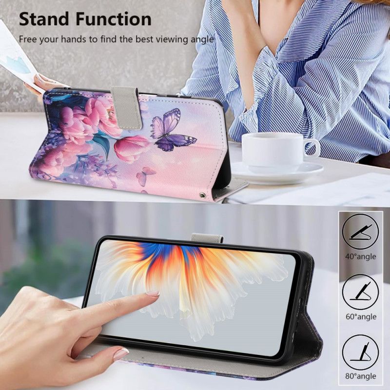 Folio Deksel Til Vivo V60 Lite Tulipaner