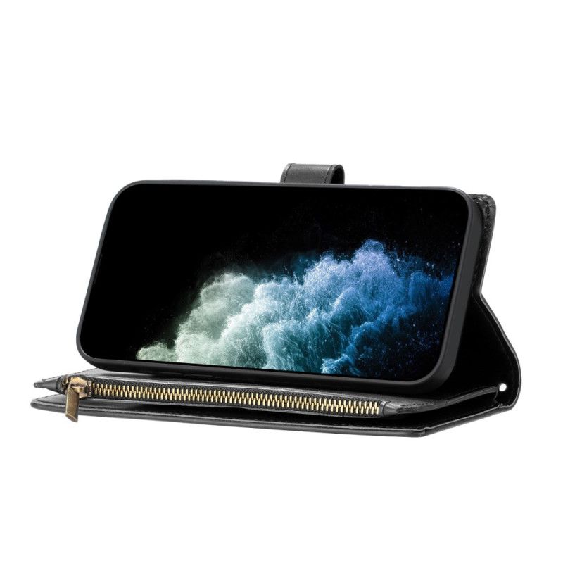 Folio Deksel Vivo V60 Lite Lommebok Med 8 Kortspor Og Snor Beskyttelse Deksel