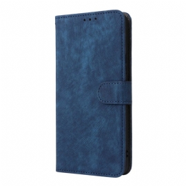 Folio Deksel Vivo V60 Lite Semsket Skinneffekt Med Stropper