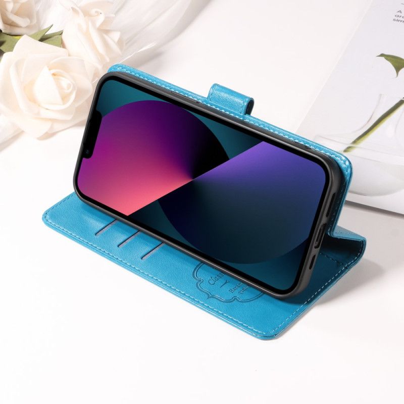 Lærdeksel Folio Deksel Vivo V60 Lite Blomsterprint