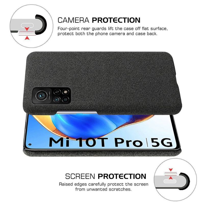 Deksel Til Xiaomi Mi 10T / 10T Pro T / Mi 10t Pro Stofftrekk