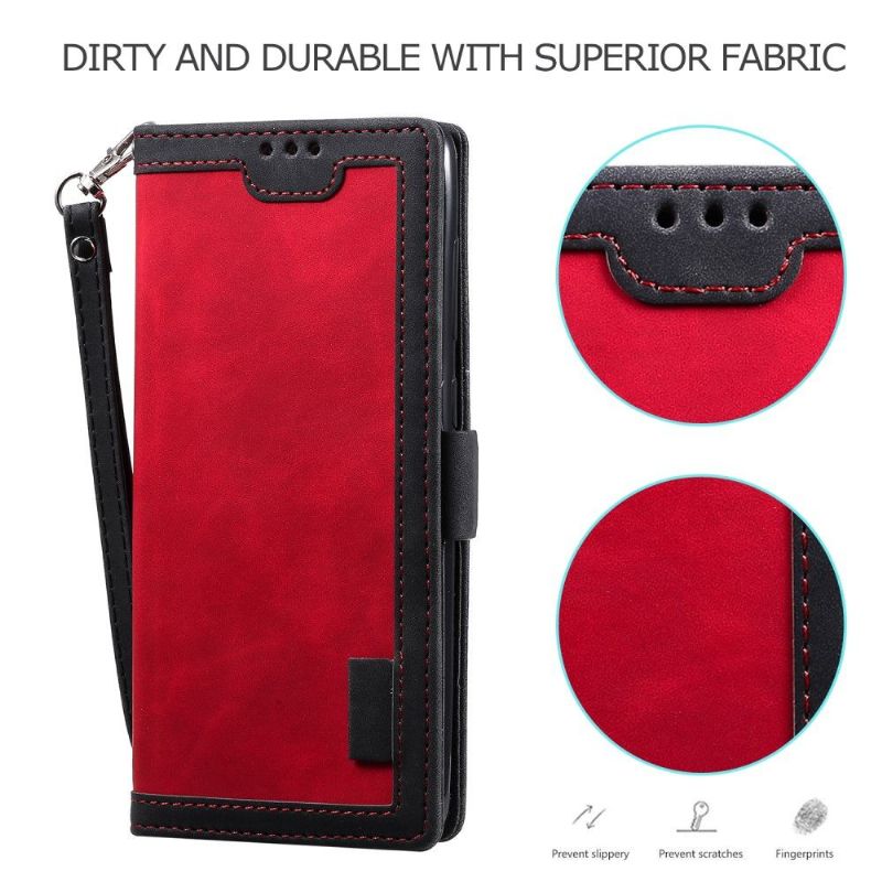 Folio Deksel Til Xiaomi Mi 10T / 10T Pro Vintage Kortholder