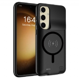 10000mah Batterideksel Til Samsung Galaxy S25 Plus Med Ekstern Lader Og Magnetisk Feste