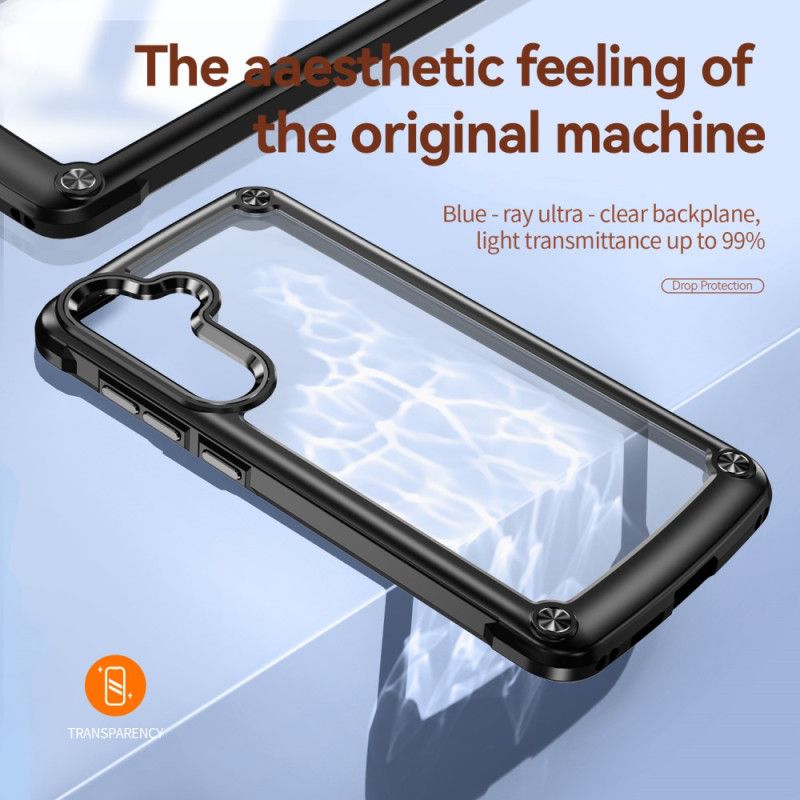 Deksel Samsung Galaxy S25 Plus 5g Gjennomsiktig Hybrid Beskyttelse Deksel