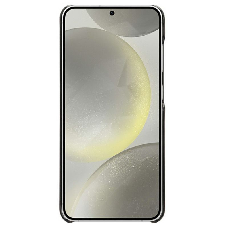 Deksel Samsung Galaxy S25 Plus 5g Kortholder Med Læreffekt Beskyttelse Deksel