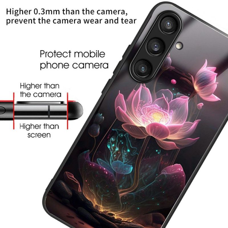 Deksel Samsung Galaxy S25 Plus 5g Lotus I Herdet Glass Beskyttelse Deksel