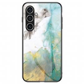 Deksel Samsung Galaxy S25 Plus 5g Marmorert Herdet Glass