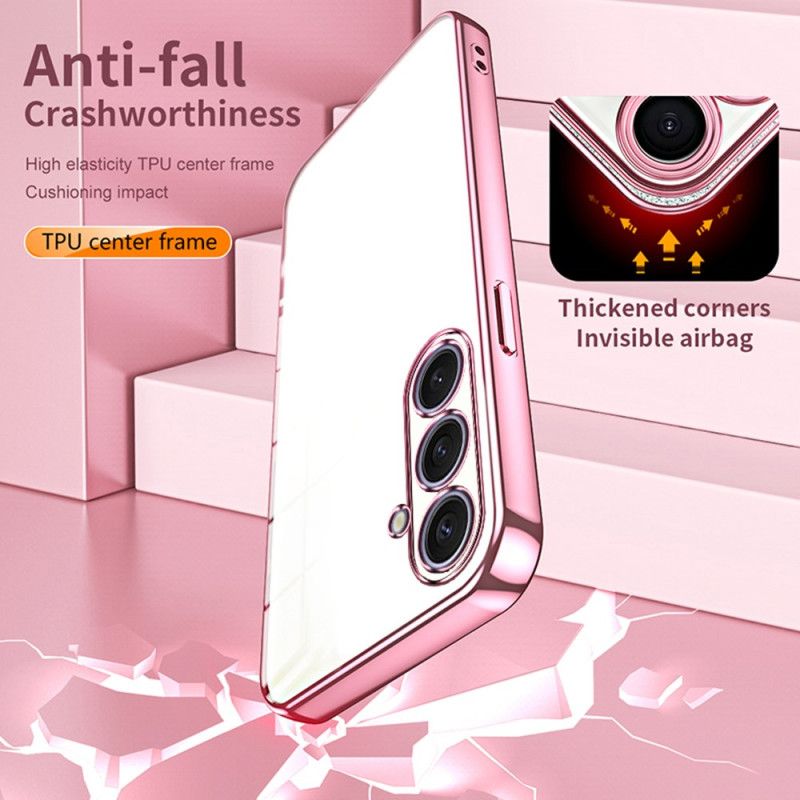 Deksel Samsung Galaxy S25 Plus 5g Mobildeksel Elektroplatet Ramme