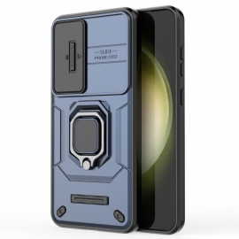 Deksel Samsung Galaxy S25 Plus 5g Mobildeksel Slitesterk Ring Med Linsebeskytter