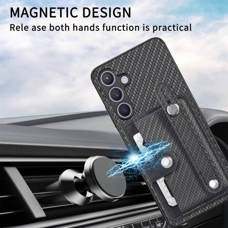 Deksel Samsung Galaxy S25 Plus 5g Mobildeksel Stropp Og Kortholder