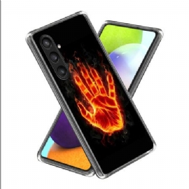 Deksel Til Samsung Galaxy S25 Plus 5g Brennende Hånd