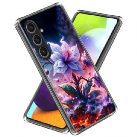 Deksel Til Samsung Galaxy S25 Plus 5g Lilla Blomster