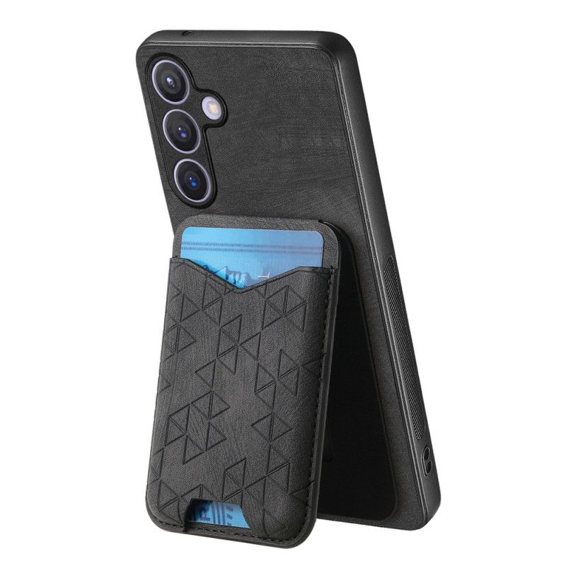 Deksel Til Samsung Galaxy S25 Plus 5g Med Kortholder Og Stativ