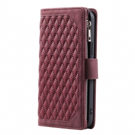 Lærdeksel Folio Deksel Samsung Galaxy S25 Plus 5g Lommebok Med Vatter