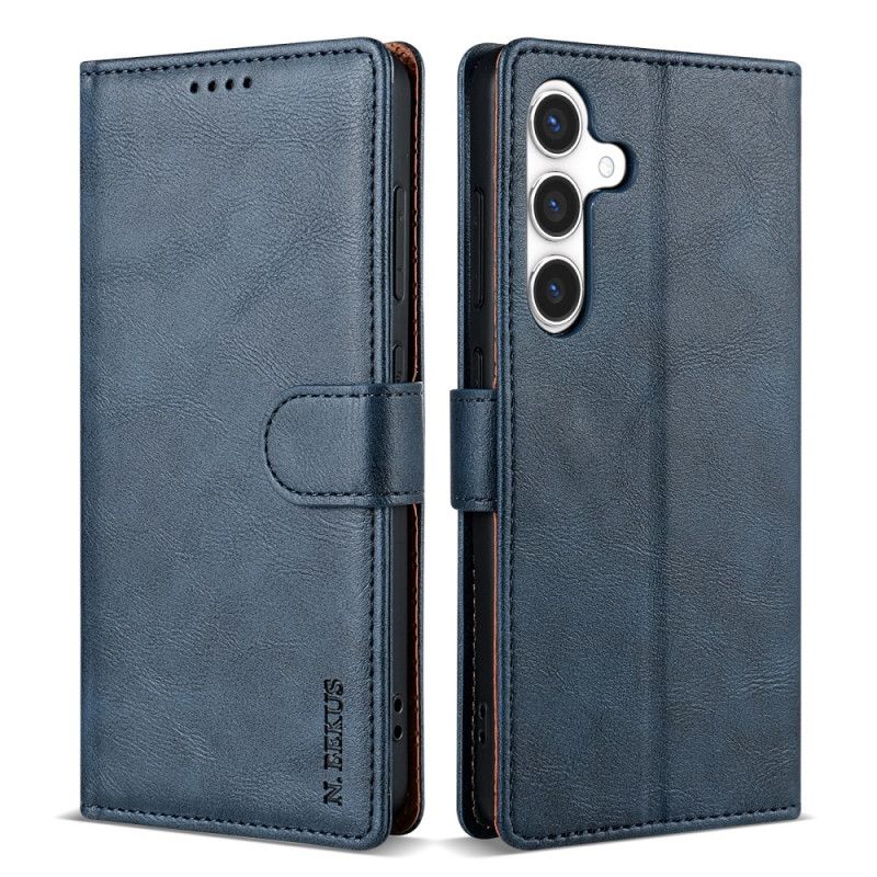 Lærdeksel Folio Deksel Samsung Galaxy S25 Plus 5g Mobildeksel Lc.imeeke