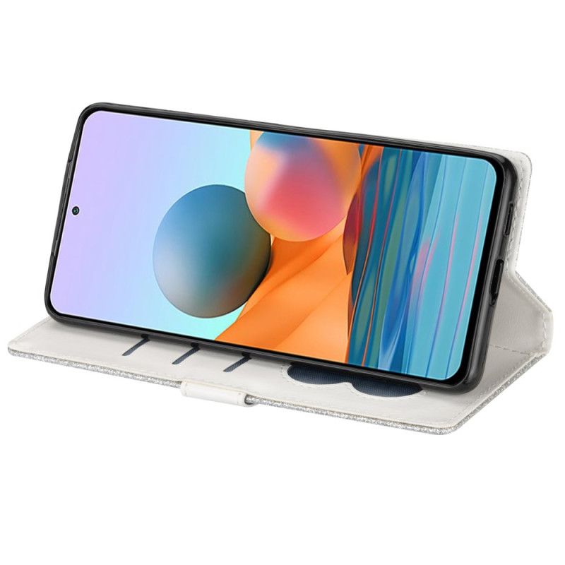 Lærdeksel Folio Deksel Samsung Galaxy S25 Plus 5g Myntpung Med Paljetter