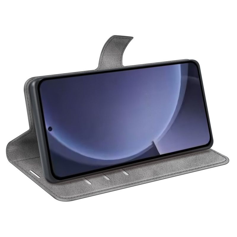 Lærdeksel Folio Deksel Samsung Galaxy S25 Plus 5g Skinnstil