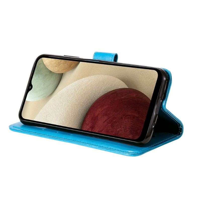 Folio Deksel Til Samsung Galaxy M32 Anti-fall Sun Mandala