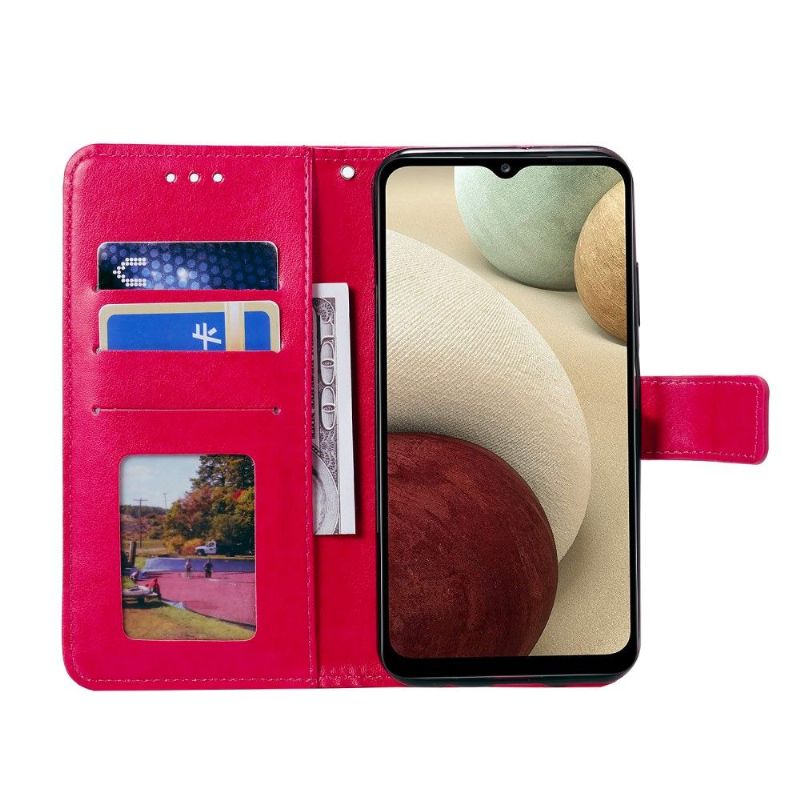 Folio Deksel Til Samsung Galaxy M32 Anti-fall Sun Mandala