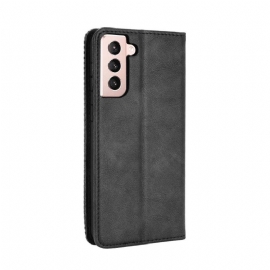 Folio Deksel Til Samsung Galaxy S21 Plus 5G Anti-fall Cirénius Style Leather