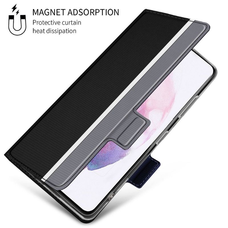 Folio Deksel Til Samsung Galaxy S21 Plus 5G Victoria Style Leather