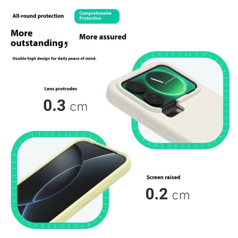 Deksel Xiaomi 17 Flytende Silikon