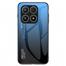 Deksel Xiaomi 17 Mobildeksel Hello I Herdet Glass