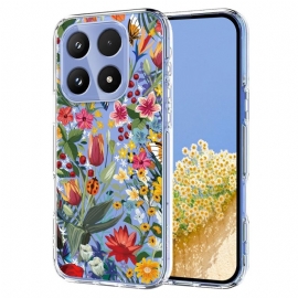 Deksel Xiaomi 17 Sommerfugler Og Blomster