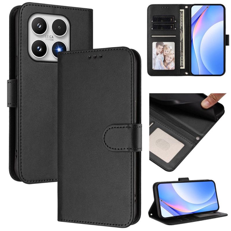 Folio Deksel Til Xiaomi 17 Rfid-beskyttelse Skinneffekt