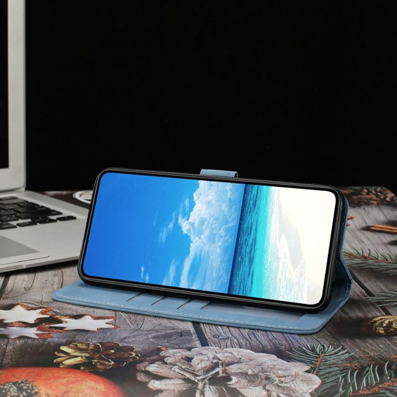 Folio Deksel Til Xiaomi 17 Sommerfuglflukt Semsket Skinn-effekt