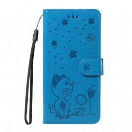 Folio Deksel Xiaomi 17 Katt Og Bie