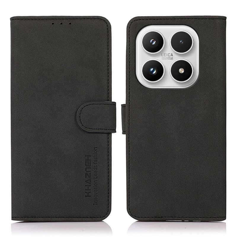 Folio Deksel Xiaomi 17 Khazneh Semsket Skinn-effekt