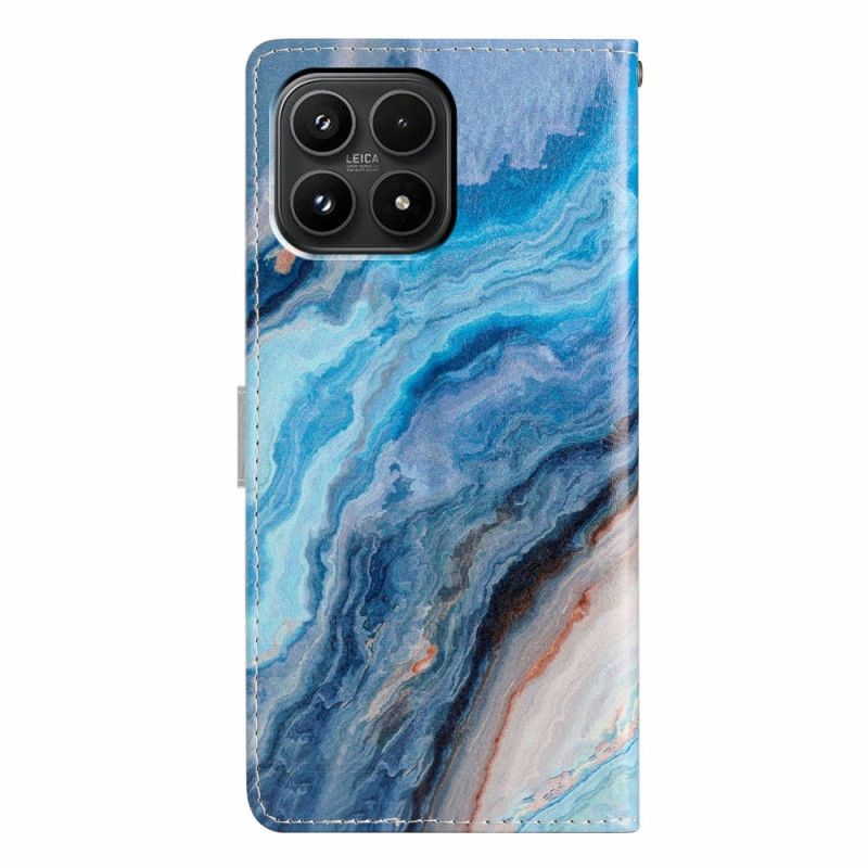 Folio Deksel Xiaomi 17 Marmorblå