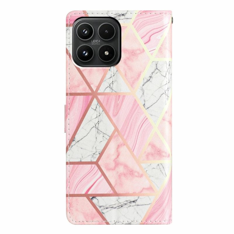 Folio Deksel Xiaomi 17 Rosa Marmor