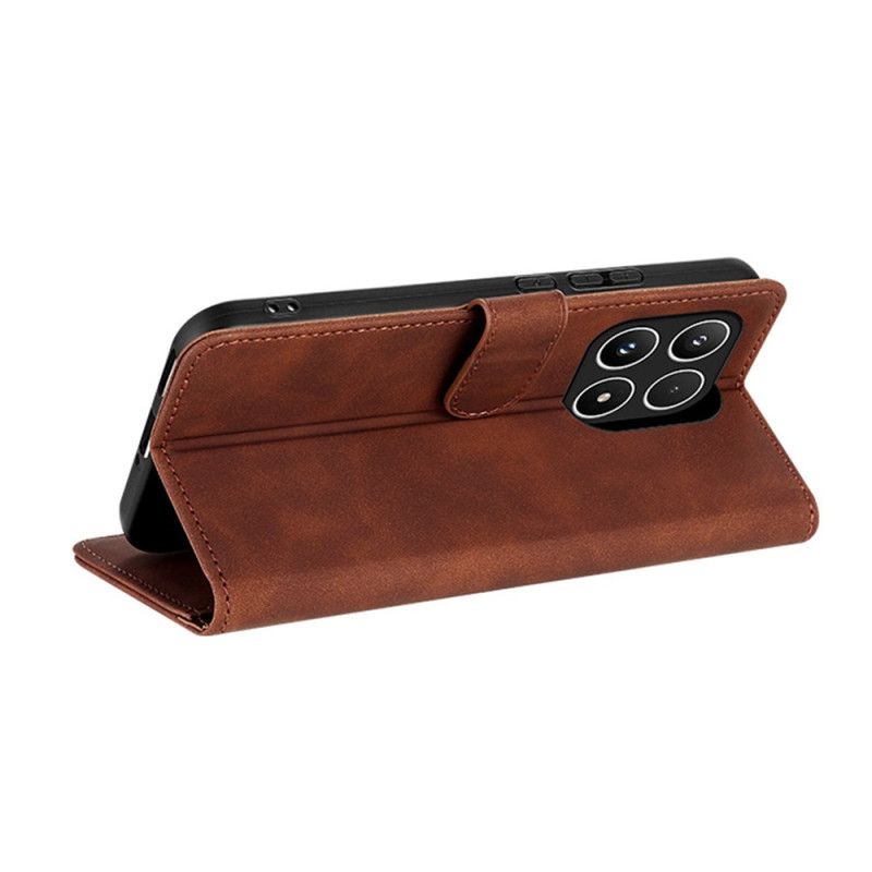 Folio Deksel Xiaomi 17 Semsket Skinn-effekt Azns