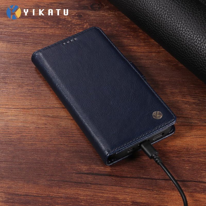 Lærdeksel Folio Deksel Xiaomi 17 Mobildeksel Yikatu Vintage-design