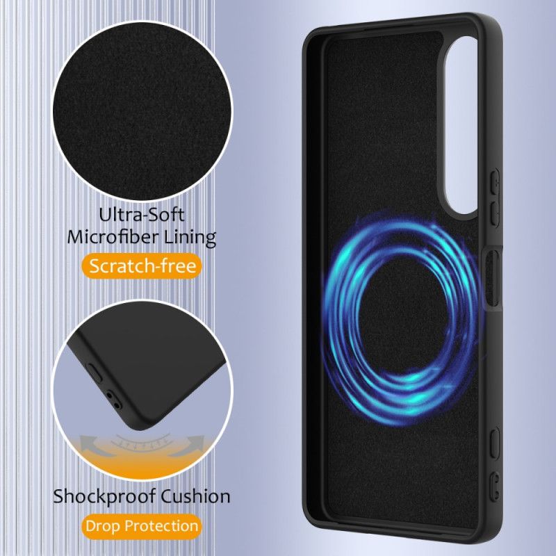 Deksel Til Sony Xperia 1 Vii Magsafe-kompatibel Silikon Med Snor