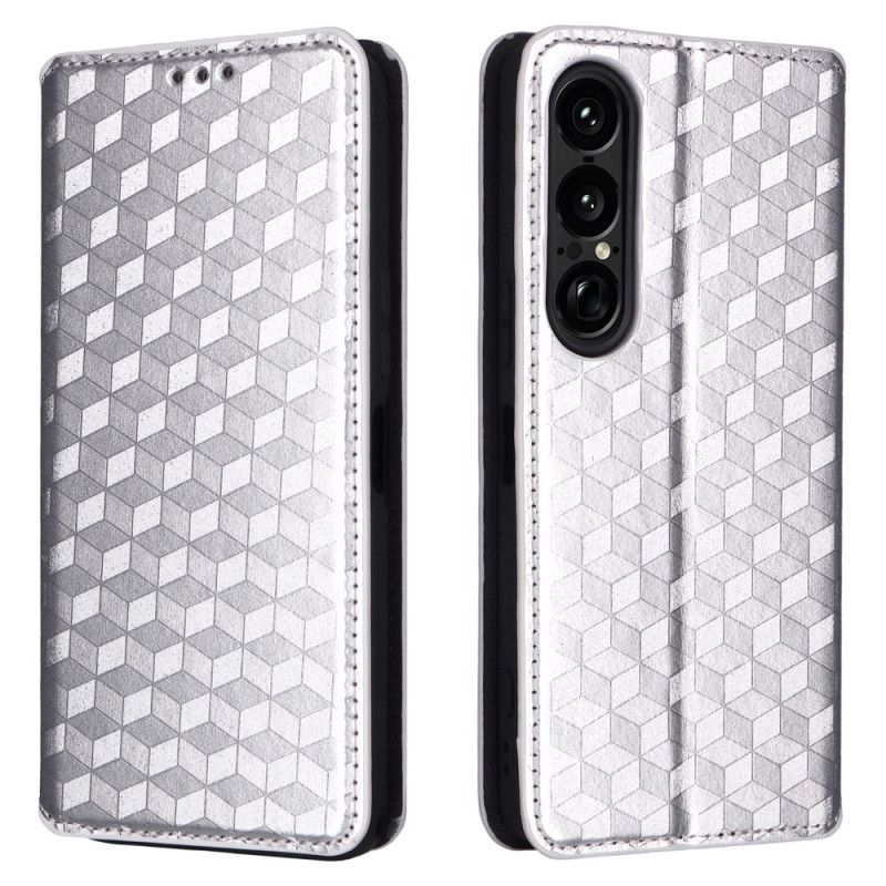 Folio Deksel Sony Xperia 1 Vii 3d-diamanter