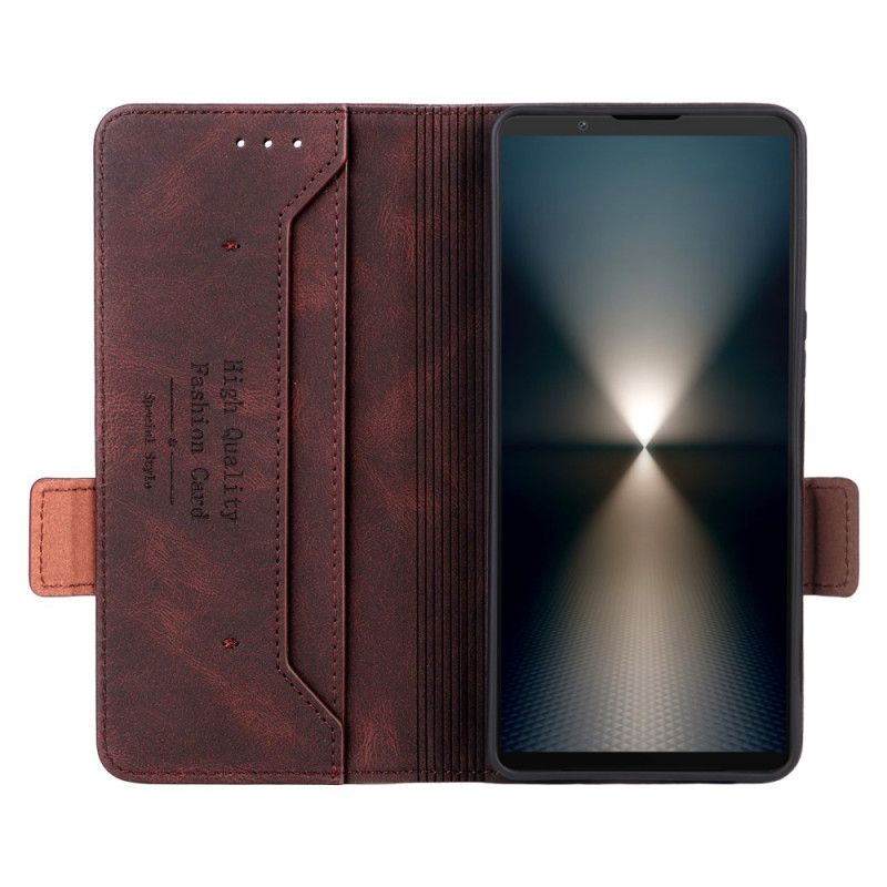 Folio Deksel Sony Xperia 1 Vii Retro Beskyttelse Deksel