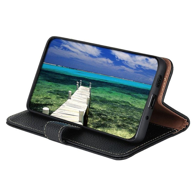 Folio Deksel Til Sony Xperia 1 Vii Khazneh Ekte Skinn