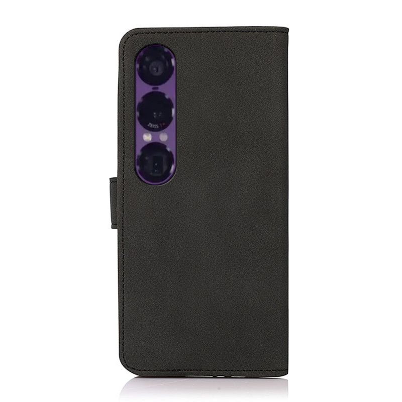 Lærdeksel Folio Deksel Sony Xperia 1 Vii Khazneh Design