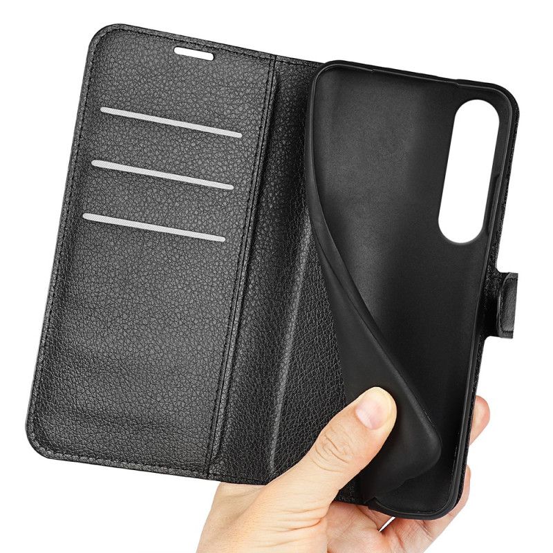 Lærdeksel Folio Deksel Sony Xperia 1 Vii Klassisk Kunstskinn