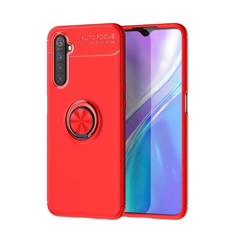 Deksel Til Realme 6 Silikon Med Roterende Ring