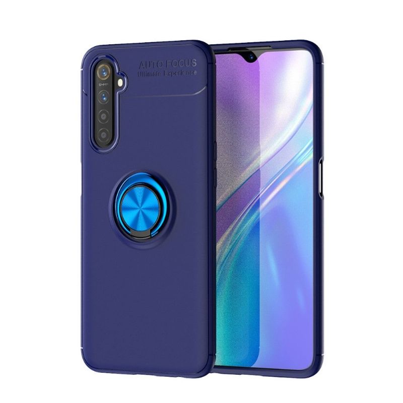 Deksel Til Realme 6 Silikon Med Roterende Ring