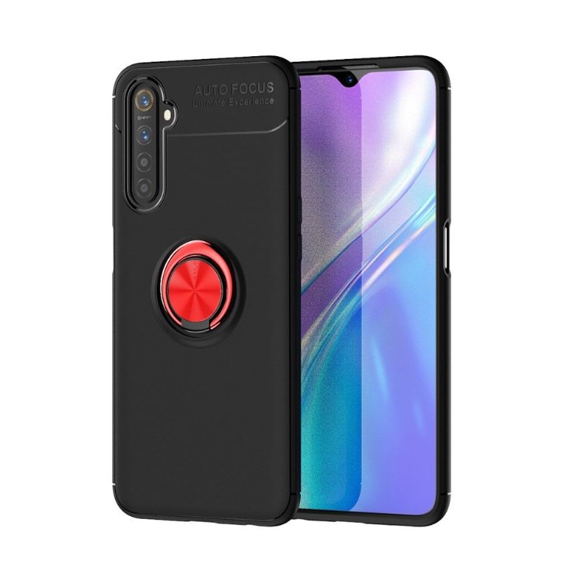 Deksel Til Realme 6 Silikon Med Roterende Ring