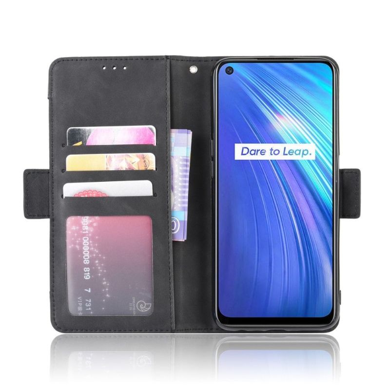 Lærdeksel Til Realme 6 Originalitet Premium Med Kortholder