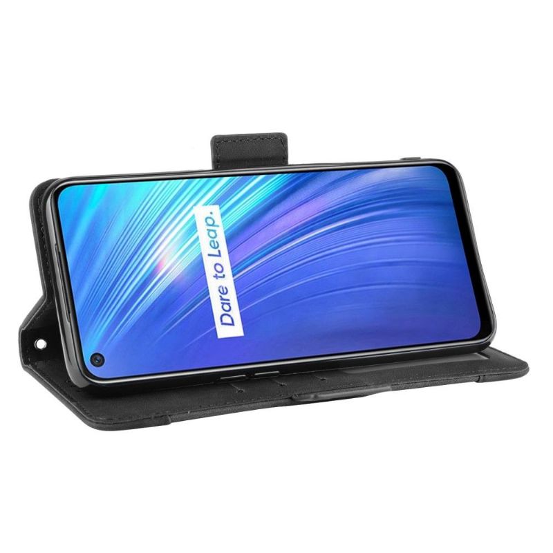 Lærdeksel Til Realme 6 Originalitet Premium Med Kortholder