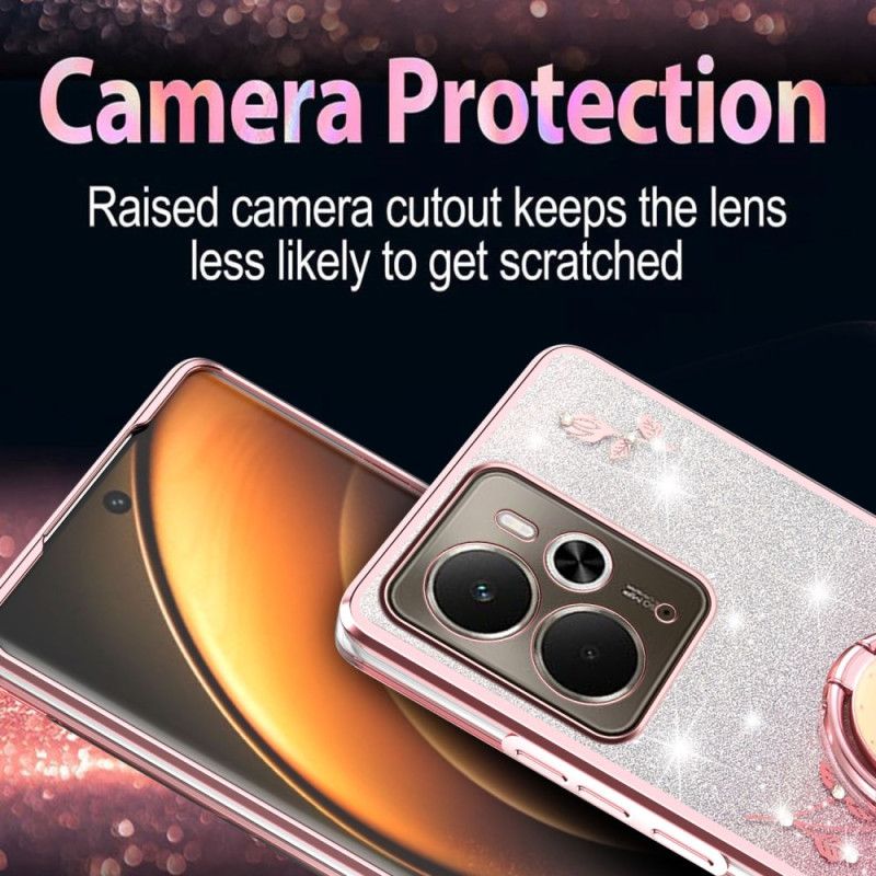 Deksel Realme 14 5g Mobildeksel Kadem Rhinestone Ringholder