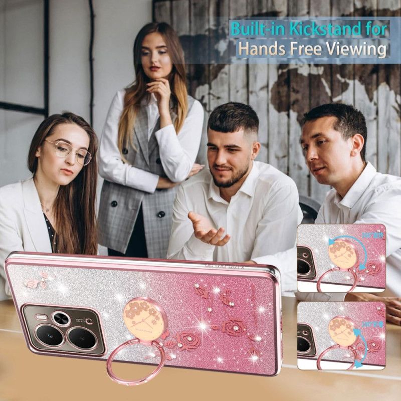 Deksel Realme 14 5g Mobildeksel Kadem Rhinestone Ringholder