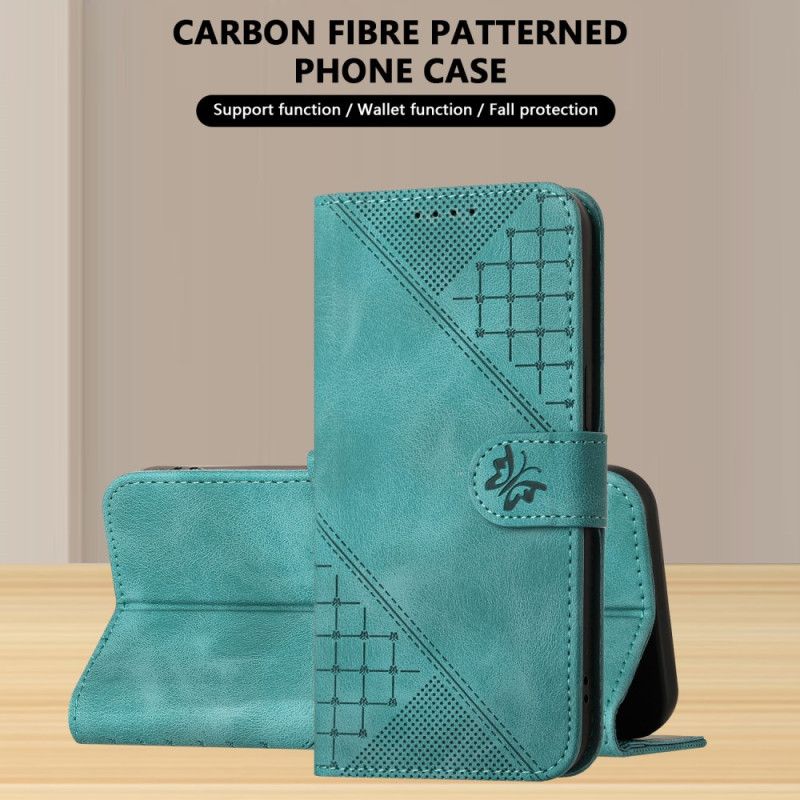 Folio Deksel Realme 14 5g Rem Med Sommerfuglmønster